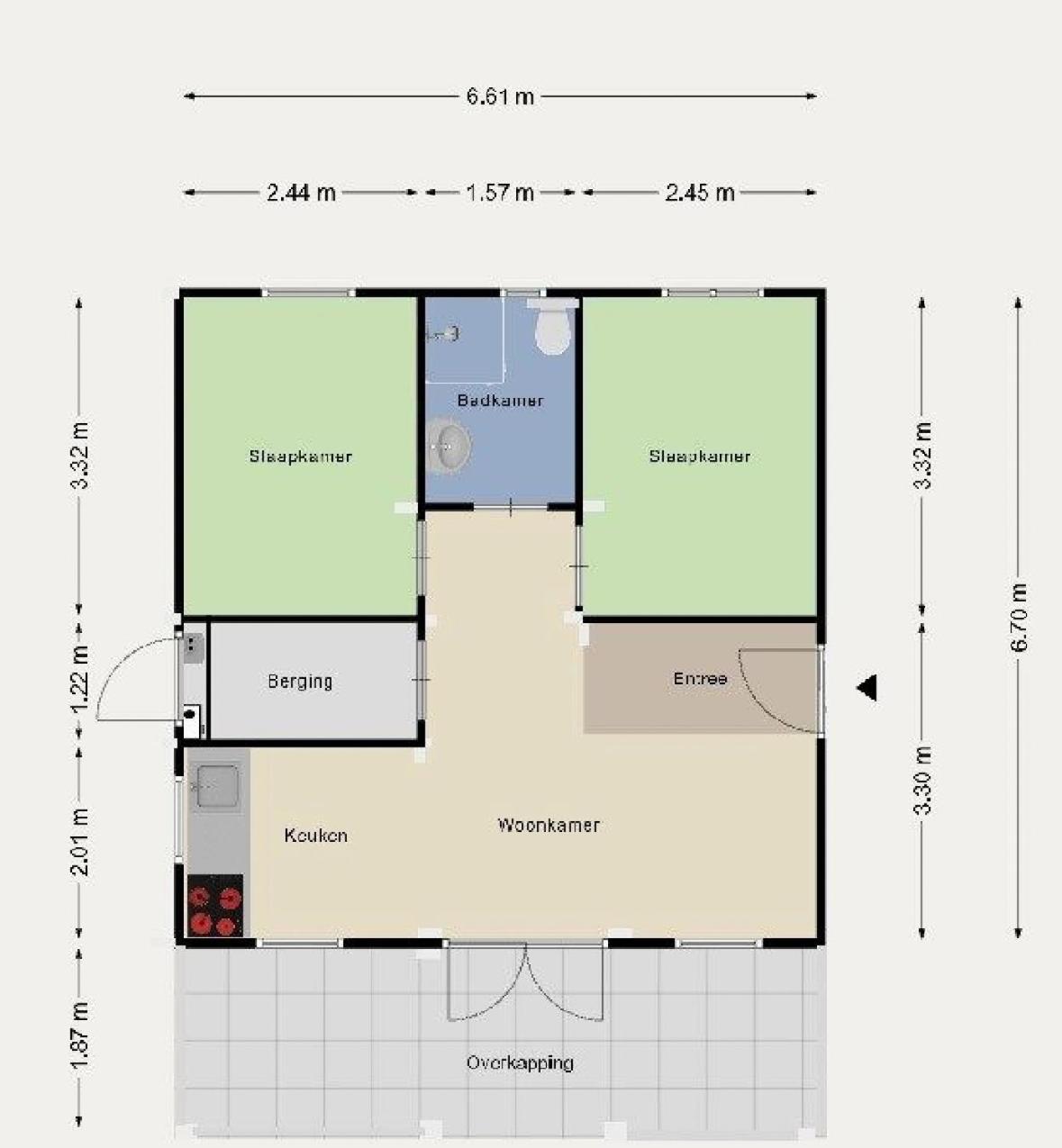 Gramsbergen Kiwi-Cabin 45 מראה חיצוני תמונה